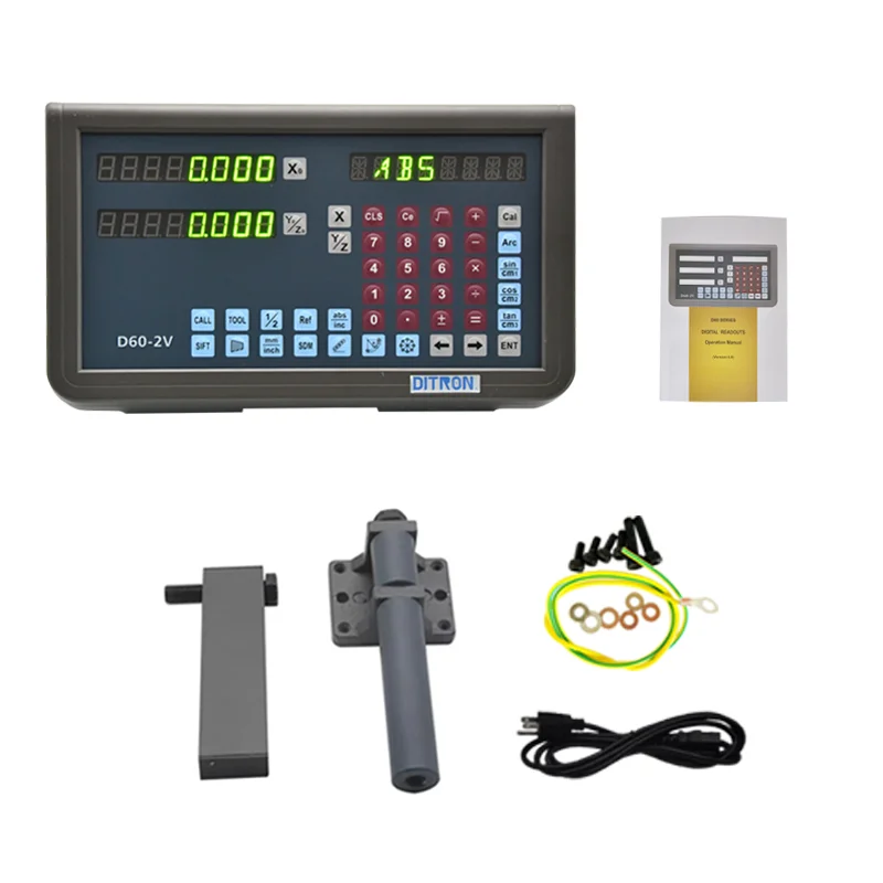 Ditron multi-function LED Screen 2/3 Axis Dro Digital Readout Display with Linear Scale Encoder Optical Grating Ruler