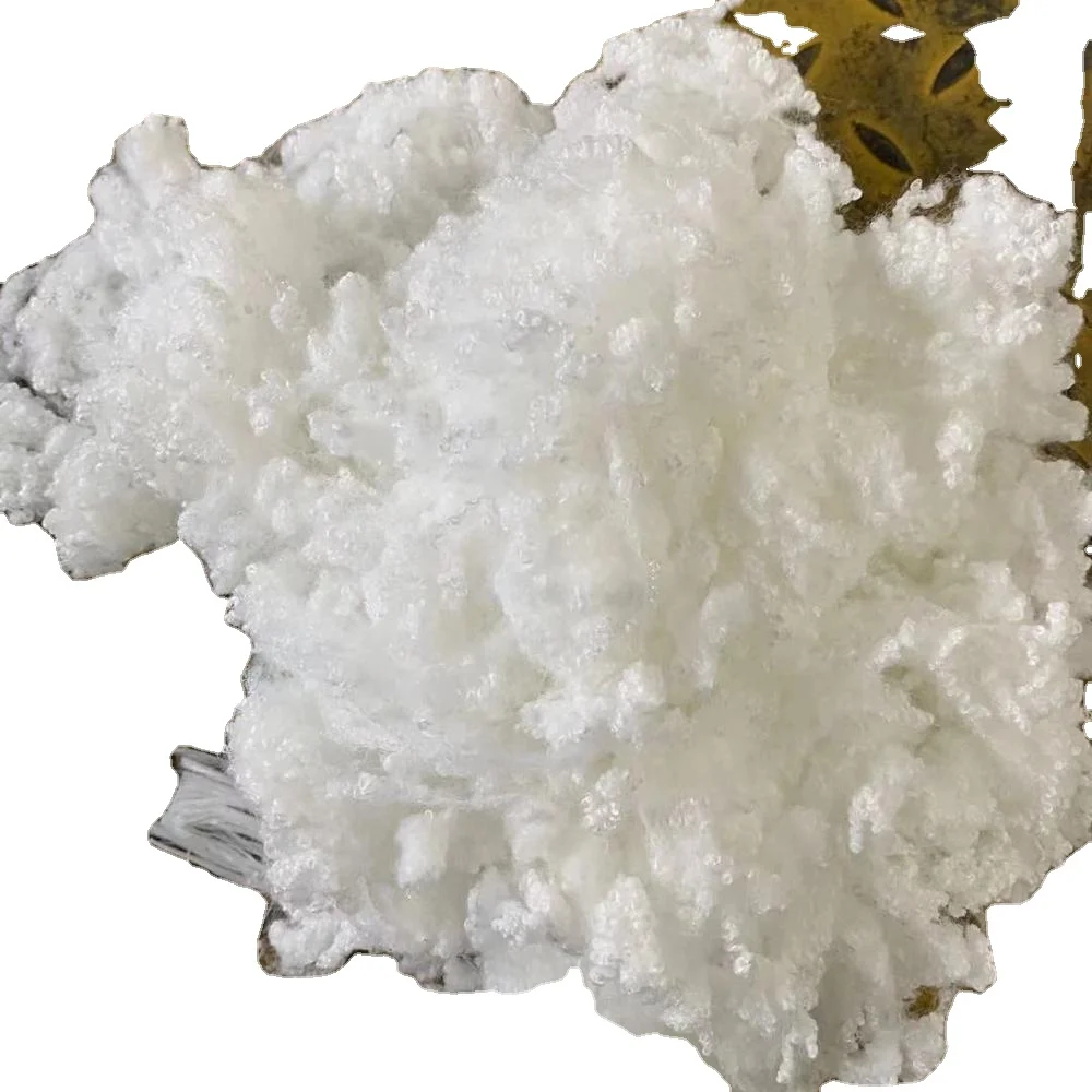 
 3D/4D * 64 мм HCS Полиэфирное штапельное волокно для наполнения, сделано в Китае, Прямая продажа с завода  