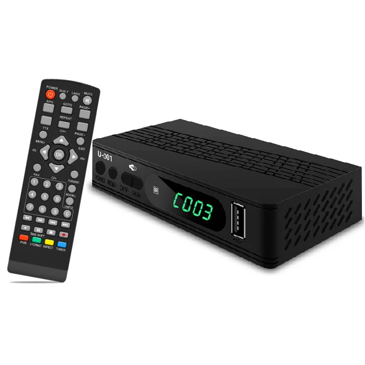 NO 1 Mini H264 DVB T2 C Free to air TV Receiver Digital tdt Set Top Box