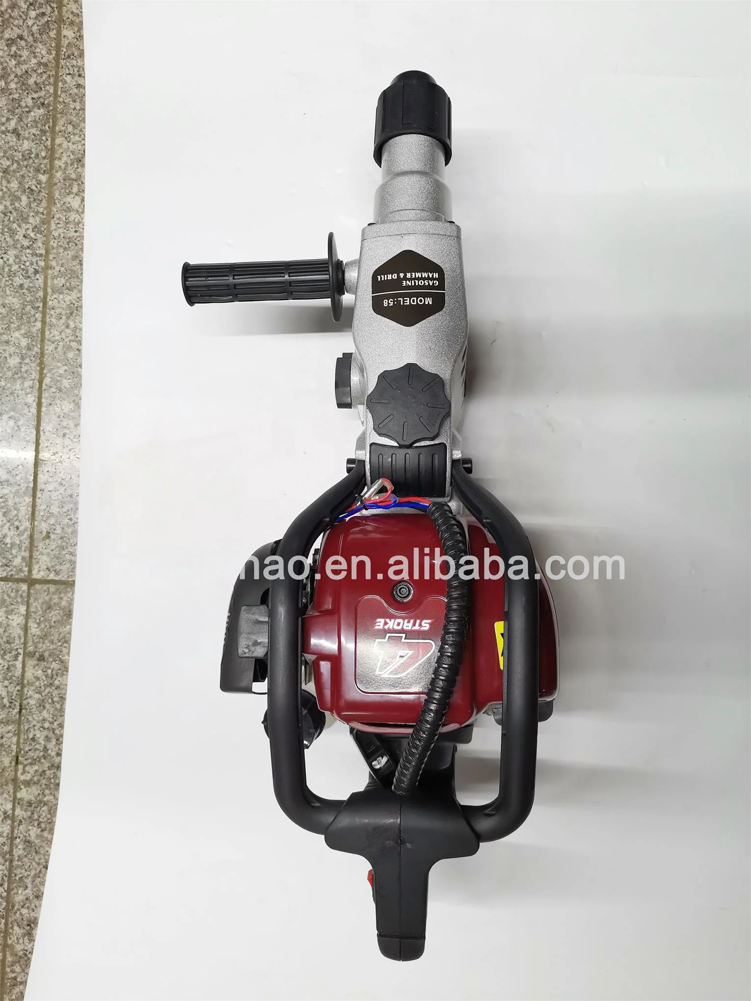 JHPRO JH-58D  4 stroke  portable gasoline hammer petrol rock drill