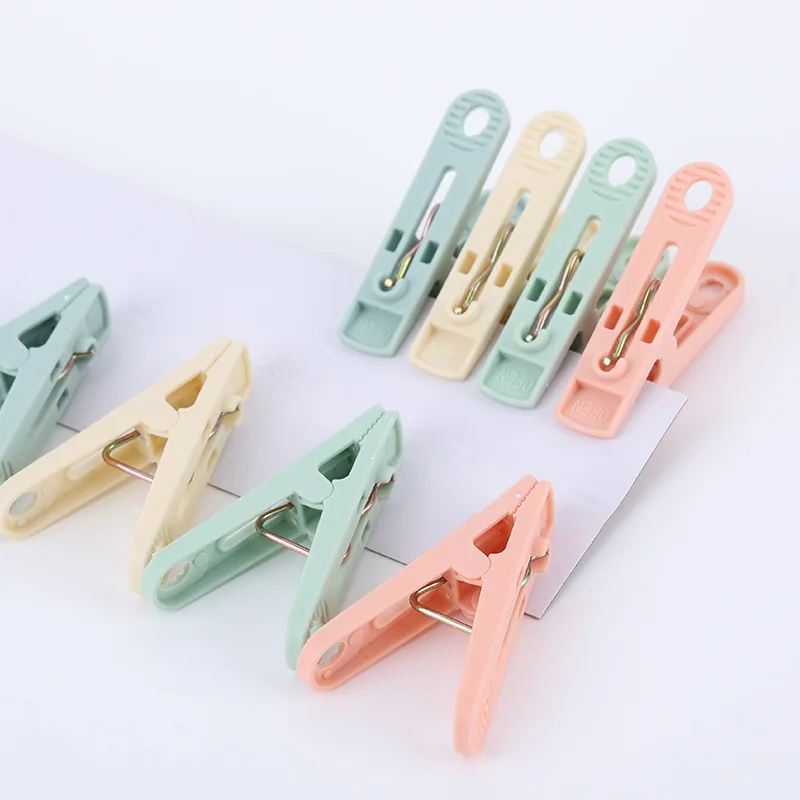 Оптовая продажа зажим для шляпы одежды пластиковые ветрозащитные крепежные ремни тканевые подвесные веревки маленькие зажимы без следов воздушная сушка