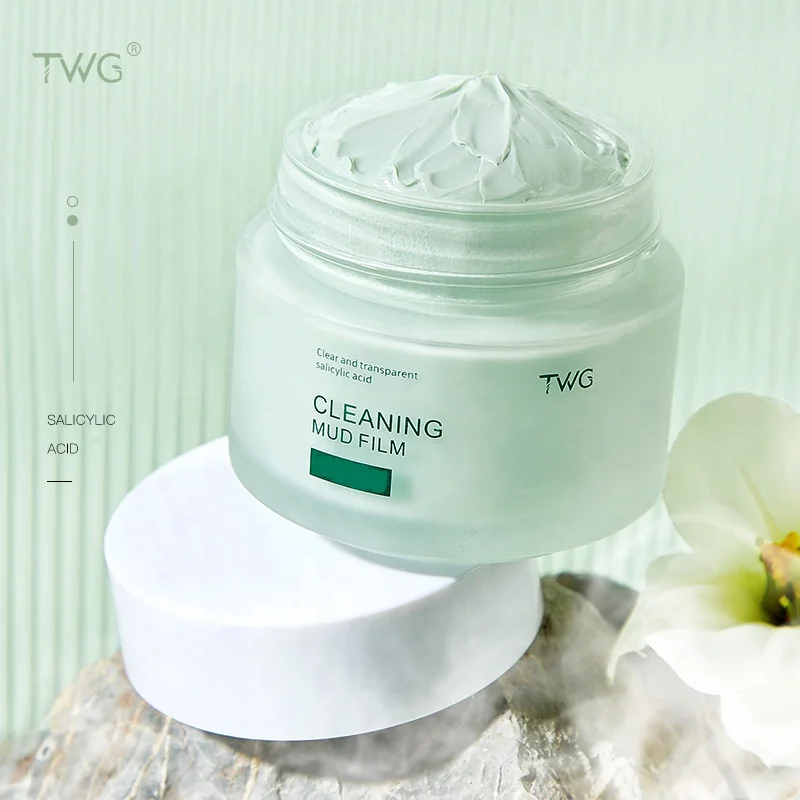 Wholesale OEM ODM 100g Cream Moisturizing Cleansing Mud Mask Facial Mask Skincare