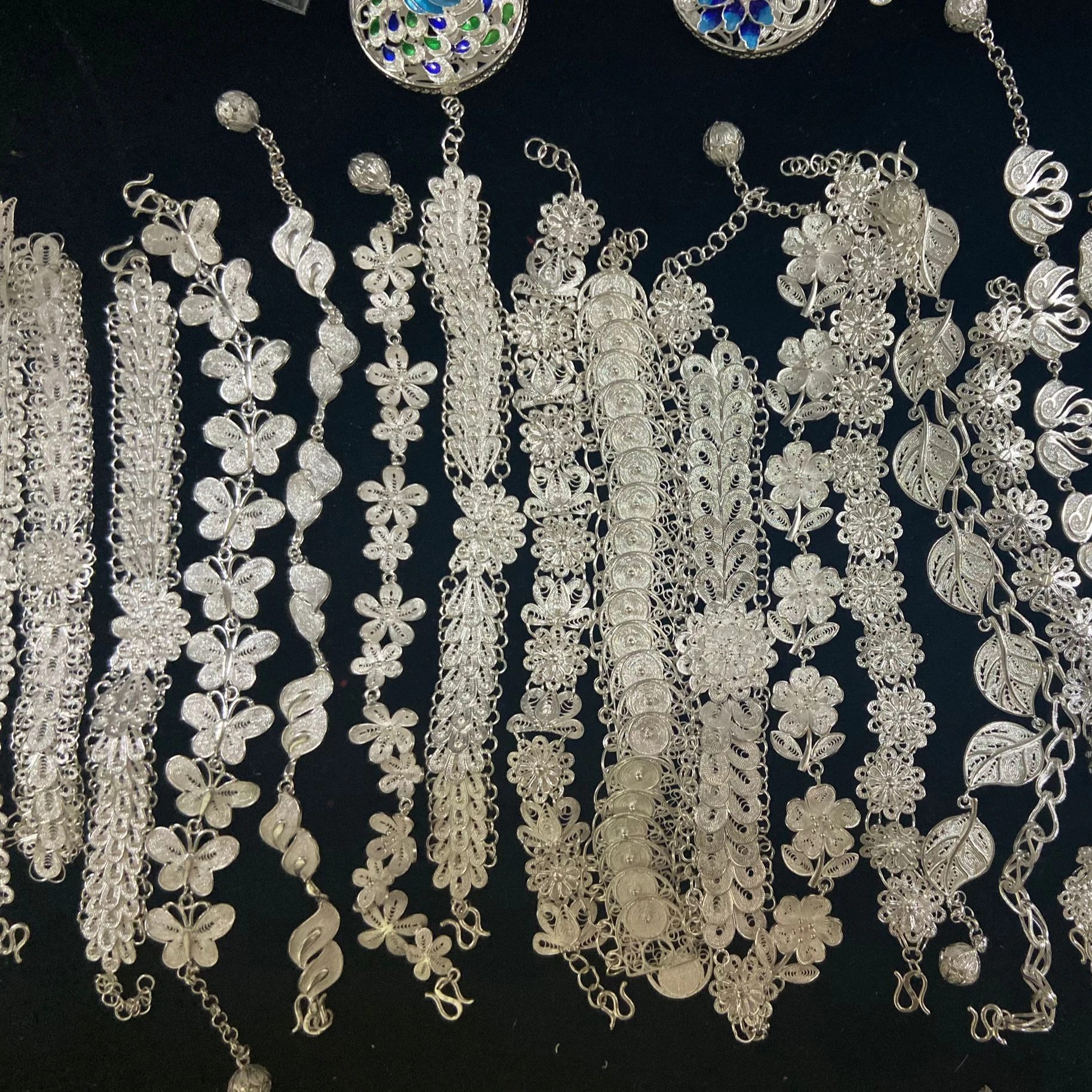 S999 pure real silver Chinese supplier miao ethnic  Silver jewelry Christmas gift customized  ornaments