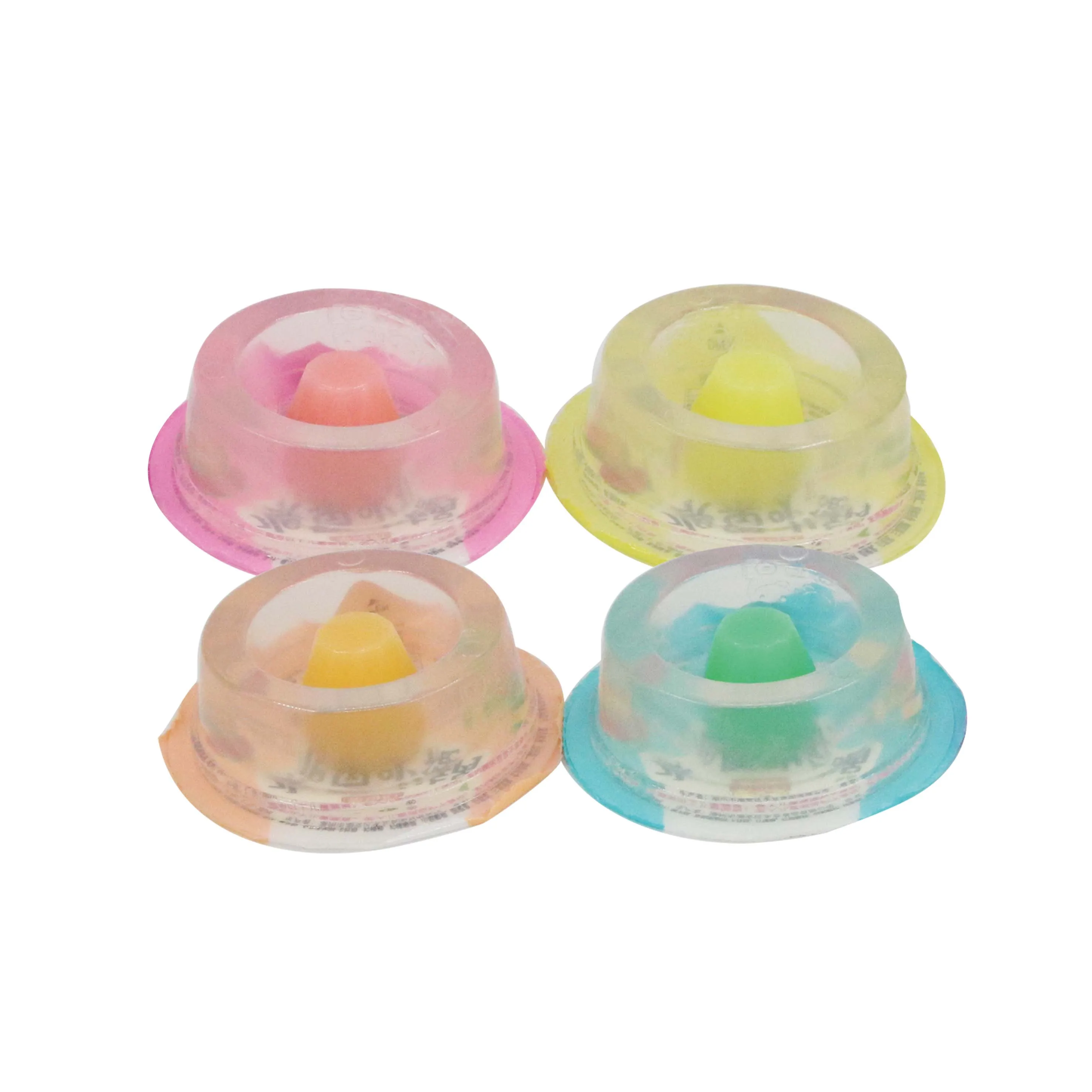 
Peach flavor & mix fruit flavor 58g big Jelly Pudding cup 
