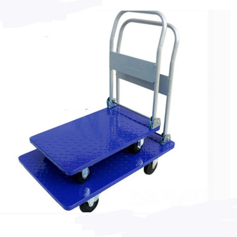 heavy duty powder coating steel structure customized transport hand carts & trolleys foldable cage