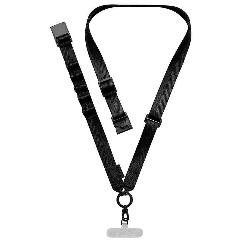 Gacent Webbing Manufacturer Sewing Custom Phone Case Necklace Straps Detachable Phone Case Cross Body woven cell phone Straps