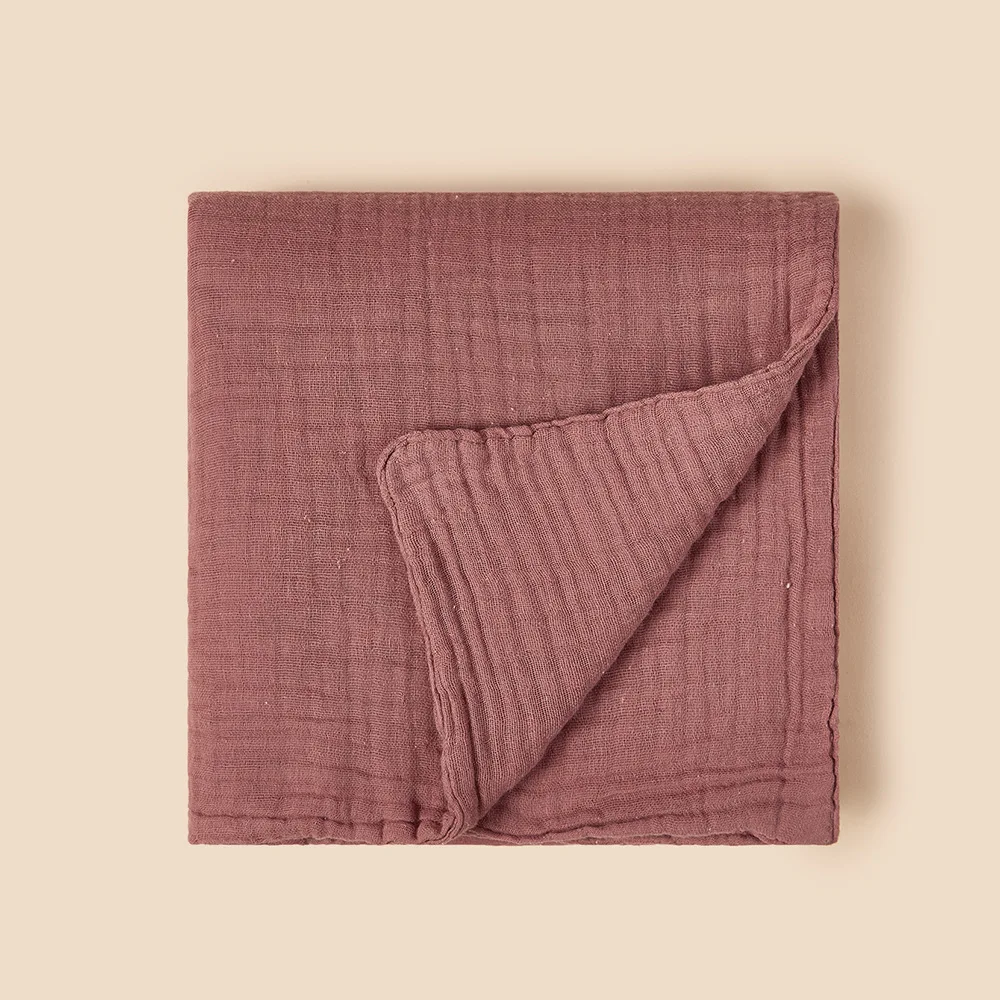 2023 custom print cheap checkered golden supplier bamboo muslin swaddle baby blanket baby bamboo blanket