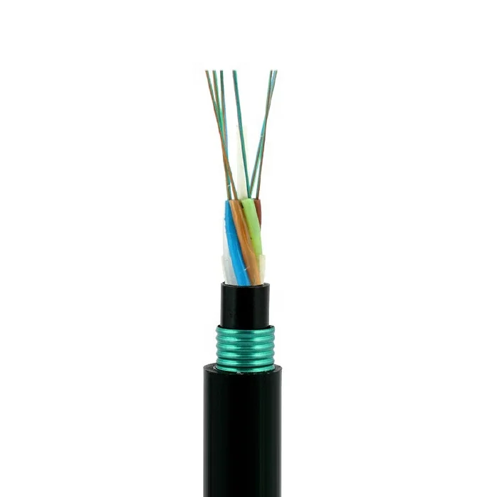 China Outdoor Underground Direct Buried Fiber Optic Cable 24 48 96 144 288 Core Double Sheath Armored Optical Cable Manufacturer