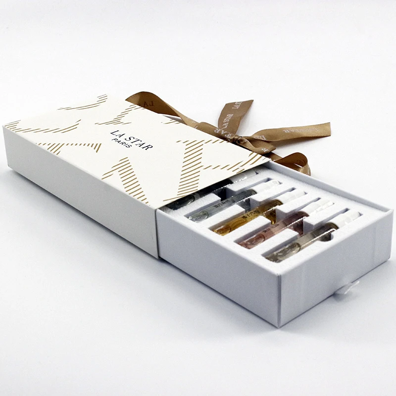 Custom Eco Friendly Folding Paper Perfume Essential Oil Bottles Packaging Boxes Liquid Dropper Bottles Paper Packaging