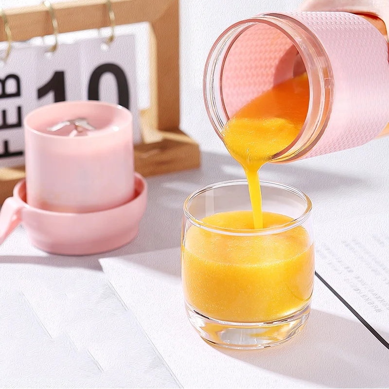  Portable Blender 300 ml Travel Bottle Rechargeable Smoothie