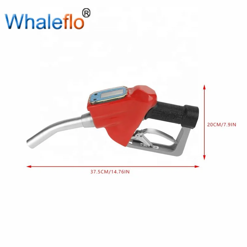  Whaleflo цифровой дозатор топливного масла дизельный керосиновый сопло пистолет с расходомером 1 дюйм Прямая поставка