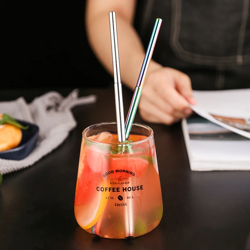 Лидер продаж Amazon, выдвижные складные телескопические соломинки из нержавеющей стали