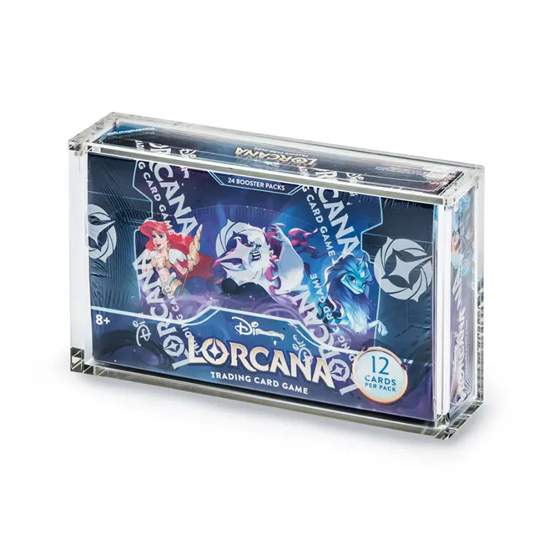 Коробка для бустеров Lorcana 1-я глава качество подходит защиты от УФ-излучения акриловая бустерная коробка витрина