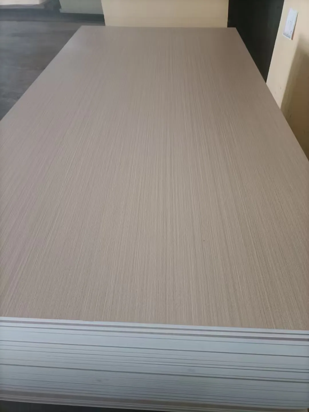 5-18mm pvc foam board PVC and melamain  film for furniture construction