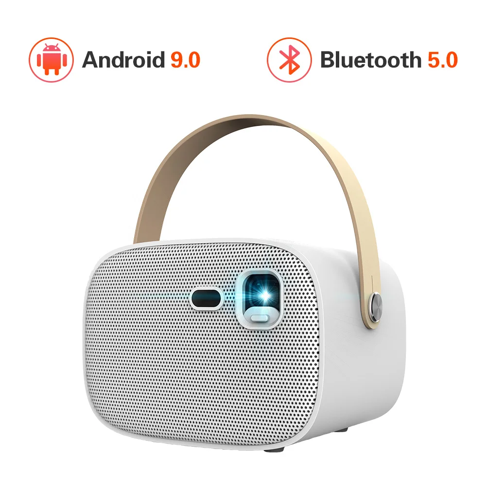 Портативный умный проектор для домашнего кинотеатра 3D 4K Android 9,0