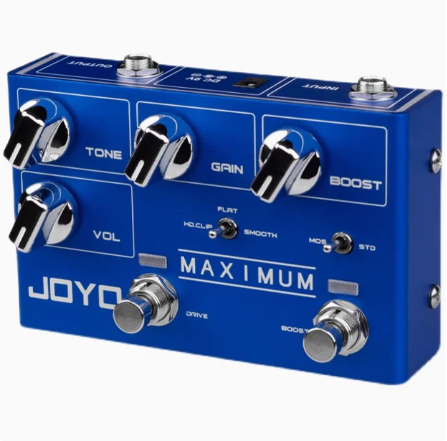JOYO Electric Guitar Overload Single Block Effect Device Zhuole R-05 Dual Channel CRUNCH Distortion Effect Device
