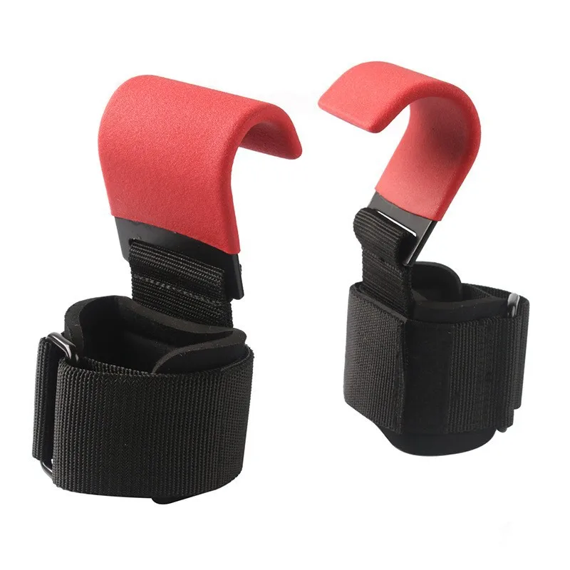 2024 Wholesale Gym Fitness Set Weight Lifting Hooks Heavy Duty Power Lifting Grips Padded Wrist Straps