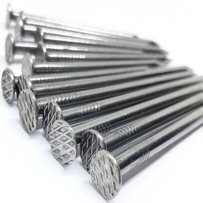 Оцинкованные железные гвозди с плоской головкой