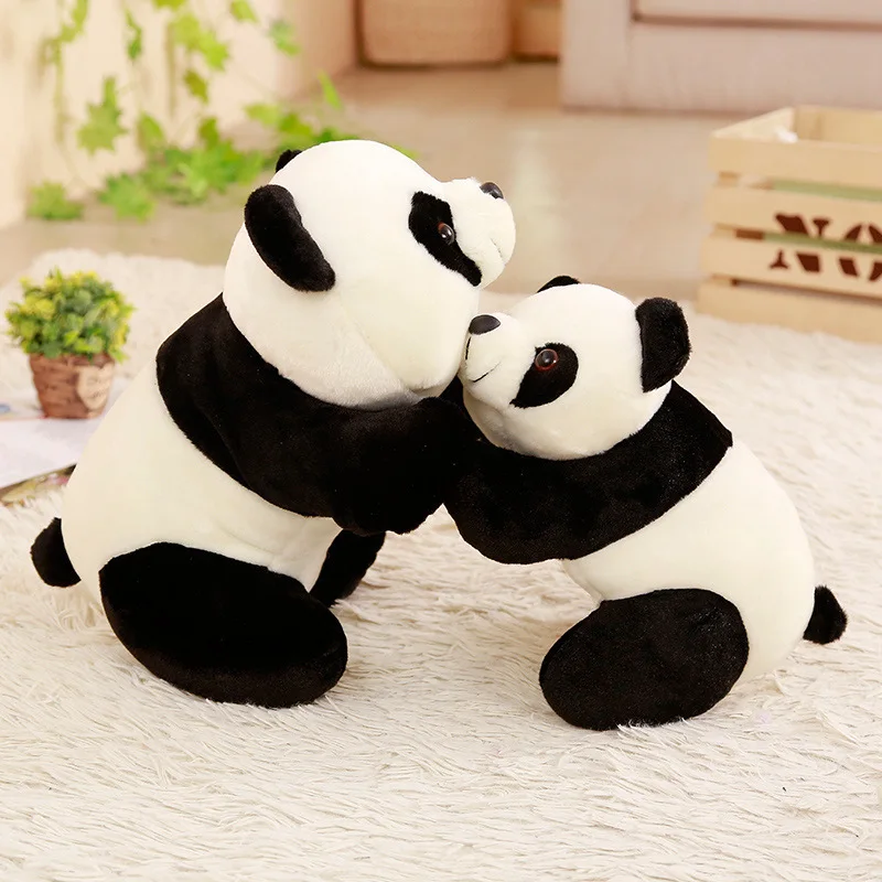 Wholesale Cute Realistic Giant Panda Doll Children Accompany Pillow Papa Panda Stuffed Animal Soft Plush Toy