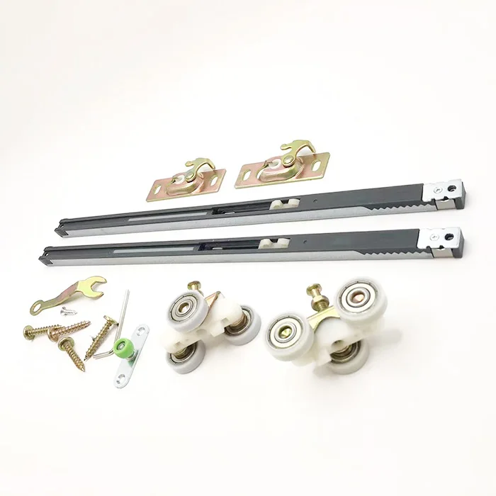 DFS Factory Directly 3 Wheel Door Hanger Sliding Track System Suspending Sliding Pocket Door Roller For inner  sliding  door