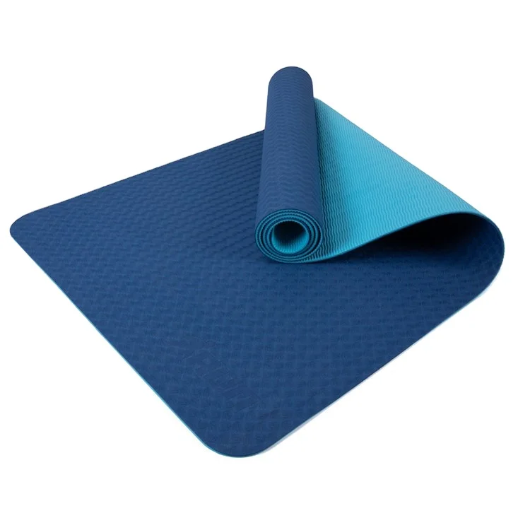 
Wholesale Material Fitness Eco Double Side Gym TPE Yoga Mat, Custom Brand Logo Yoga Matt 