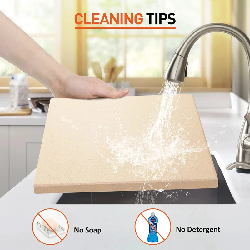 Hot Selling Products 2024 Bread Baking Stone Cooking Stone for Oven and Grill 12 Inch Square Cordierite Pizza Stone