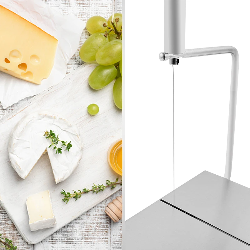 2022 cheese gadgets Stainless Steel Kitchen Tool Set Board Chocolate Grater Cheese Cutting Wire Cheese Butter Cutter Slicer