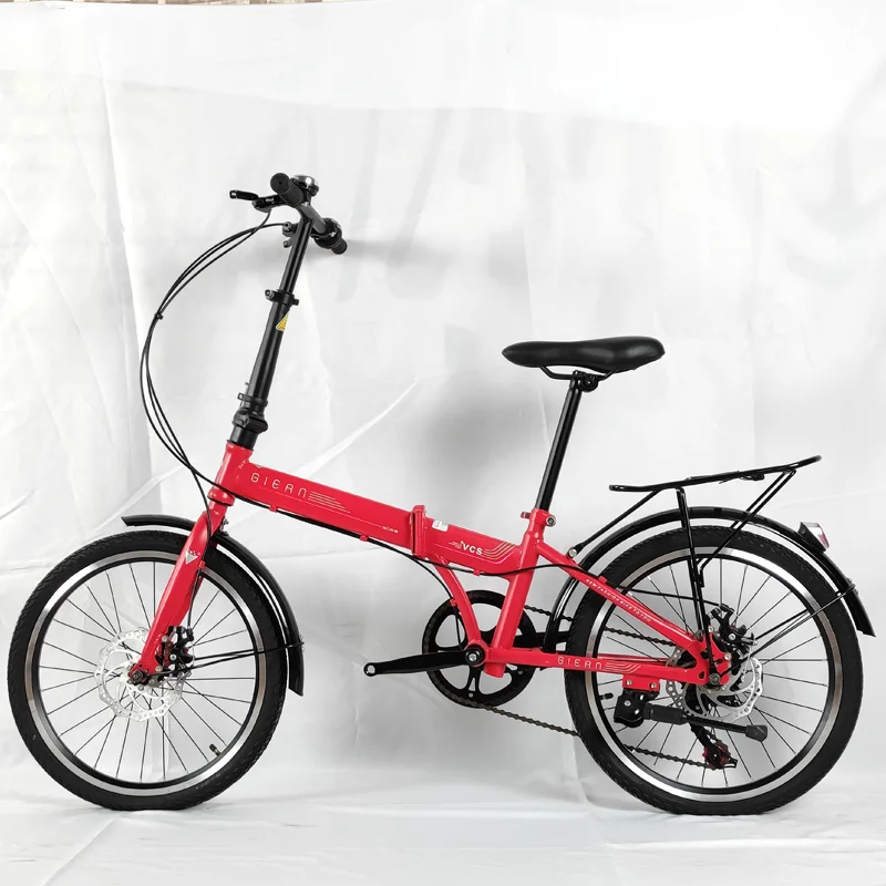 OEM Chinese carbon steel frame folded bicycle size 16 inch 20 inch folding bike