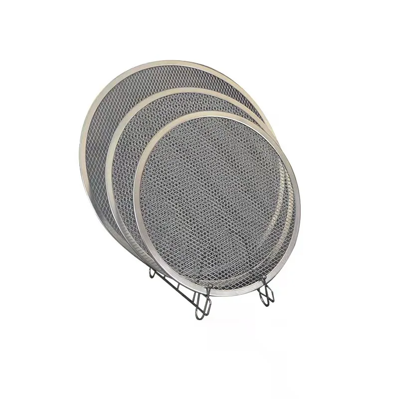 9/10/11/12/13/14 Inch Pizza Screen Aluminum Alloy Pizza Net Perforated Pizza Pan