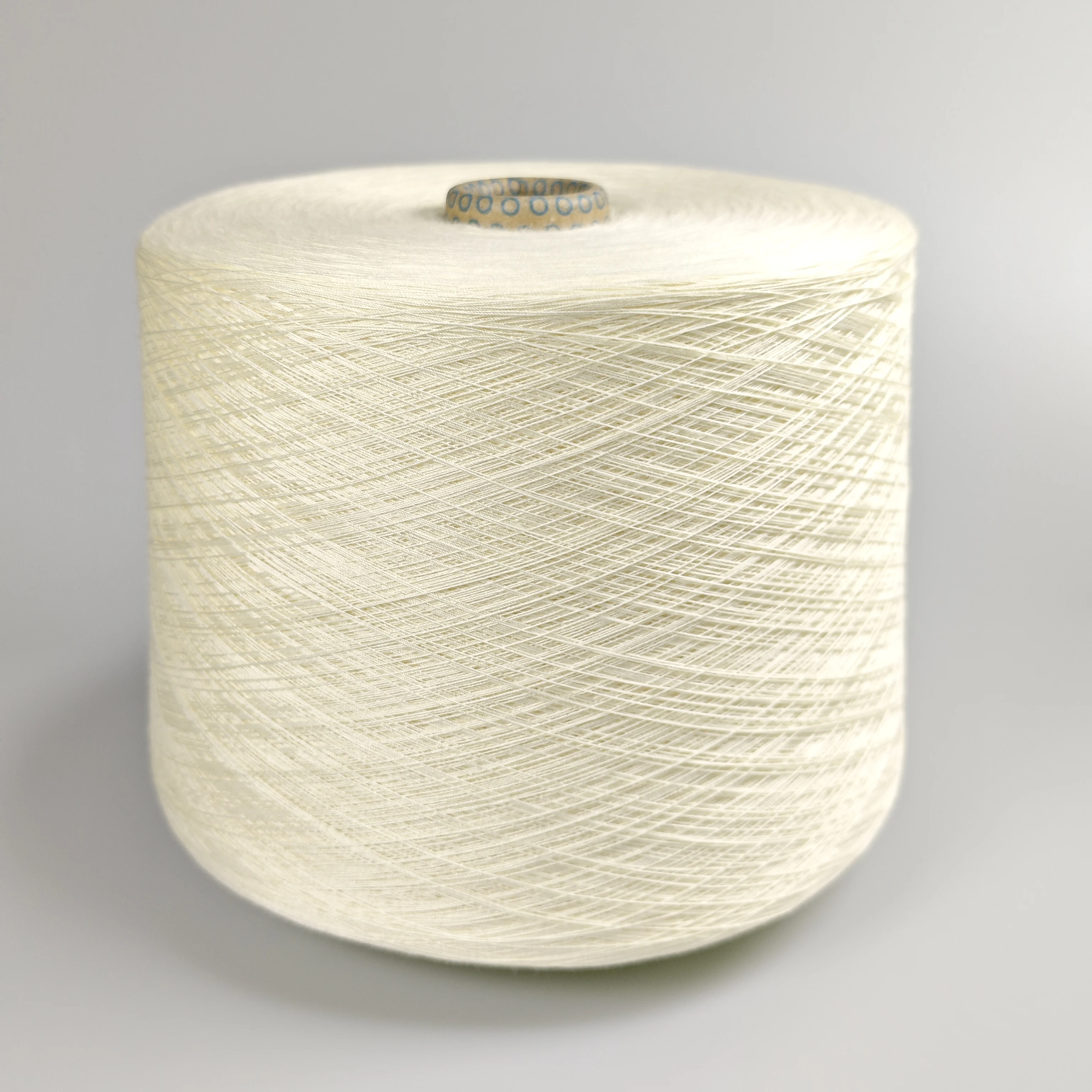 Огнезащитное волокно Nomex Meta-Aramid белая пряжа 16S 20S для антистатической ткани