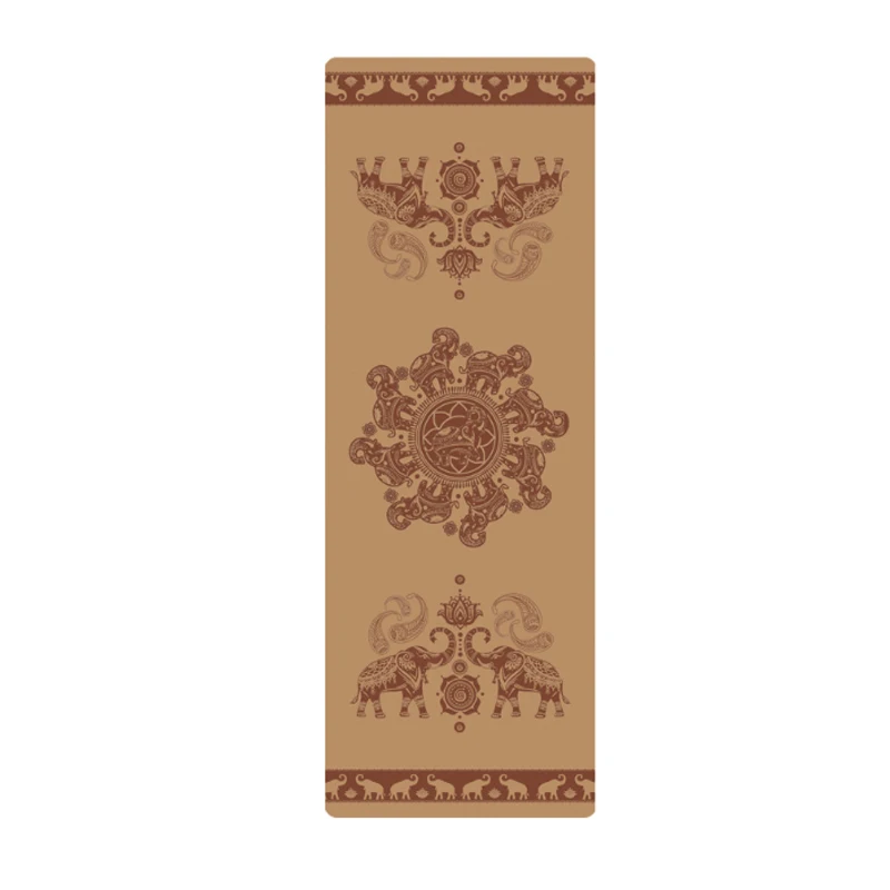 Factory Price Cork Yoga Mat Natural Rubber Yoga Mat Chakra Cork Yoga Mat for Home Gym