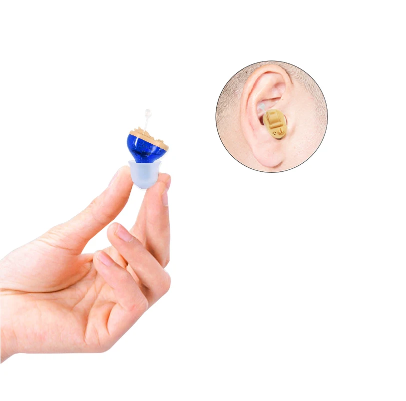 New Arrival Hot Sale Mini Hearing Aid CIC Invisible Hearing Aids In Ear Digital Programmable Sound Amplifier For Deaf People