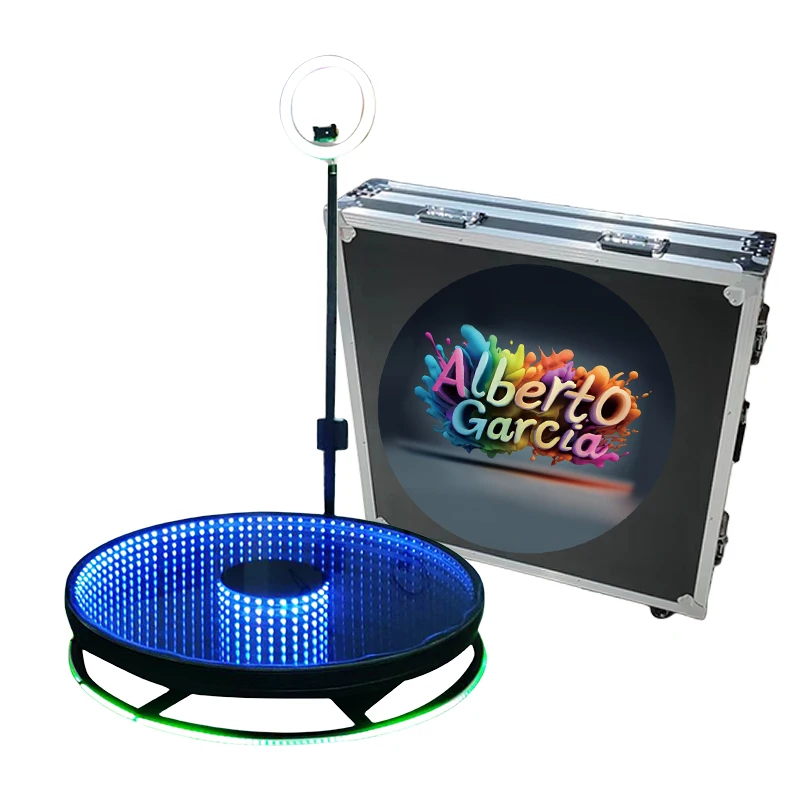 US Warehouse 360 Photo Booth Enclosure Backdrop Tempered Glass 360 Track Photobooth 4 -6 100Cm Replacement Part