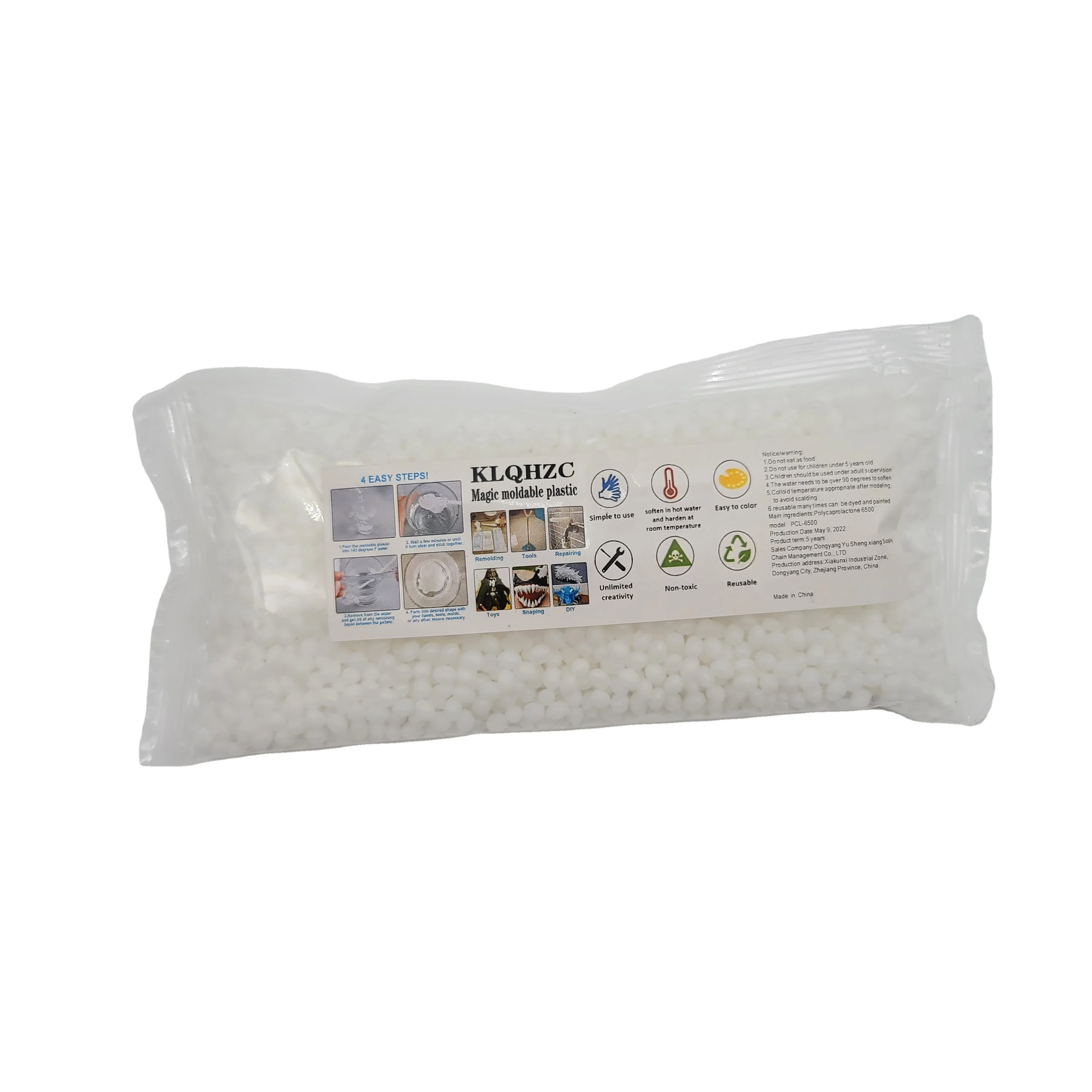 DIY plastic CLAY l free resin mold turning plastic artifacts moldable  plastic toys thermoplastic crystal clay