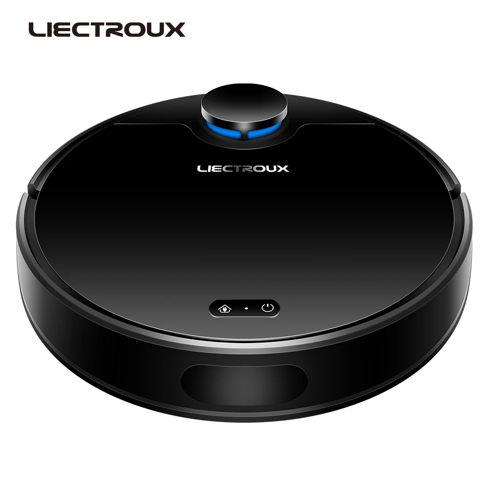 Liectroux ZK901 Lidar Pembersih Vakum Robot Selective Room Clean Breakpoint Resume Cleaning Wet Mop & Disinfect