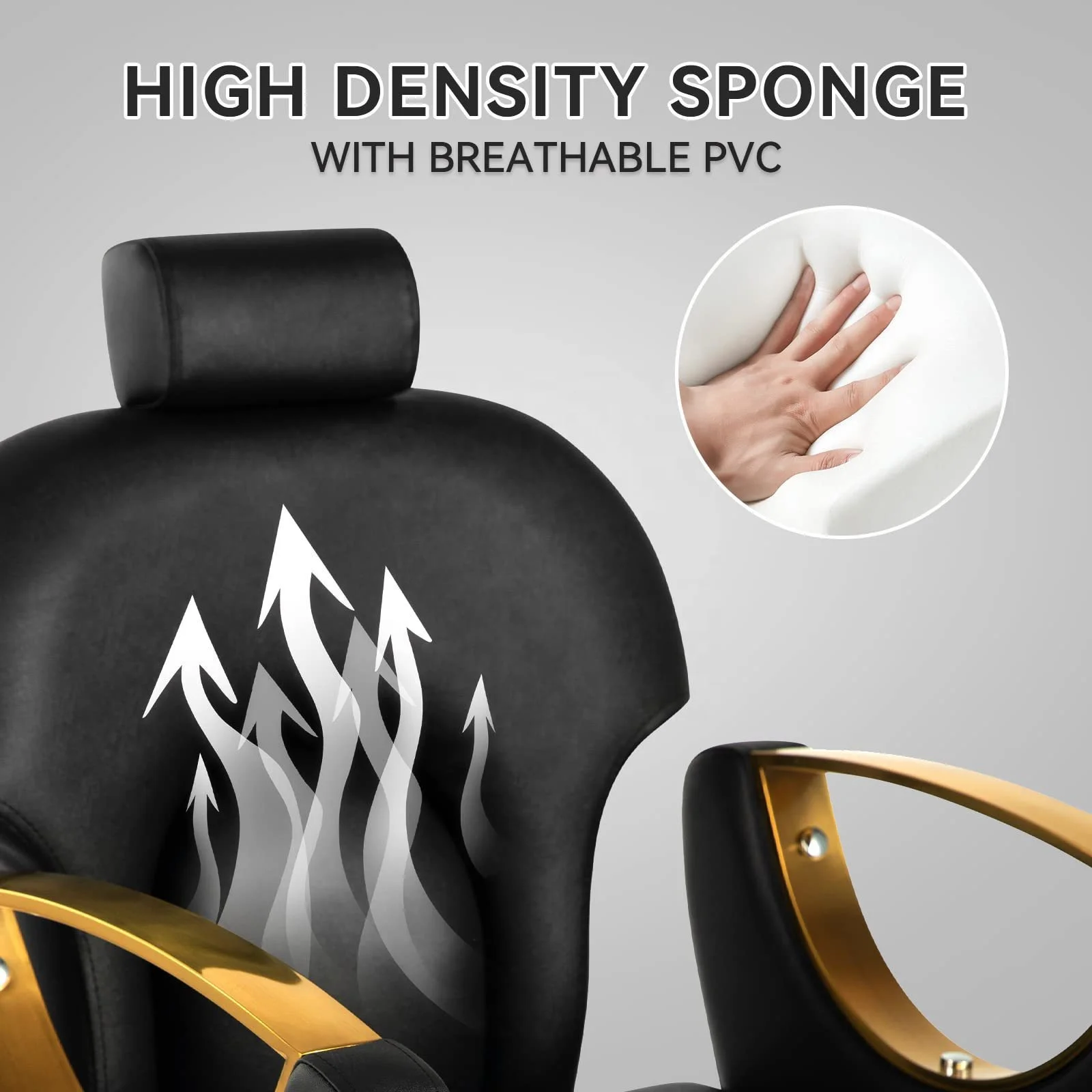 Luxury barbershop chair salon can put the lift chair Fashion stylist hair perm dyeing hair chair