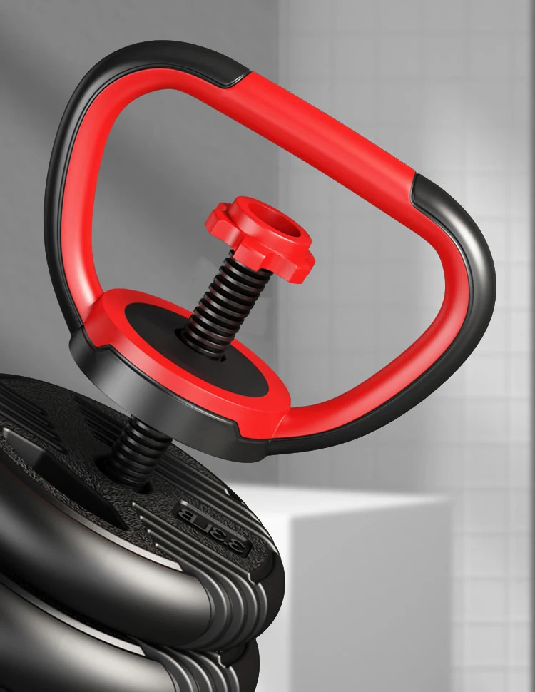 PJ Free weights body building custom logo dumbbell kettlebell sets 15kg 20kg 30kg 40kg 50kg weights Adjustable Dumbbell