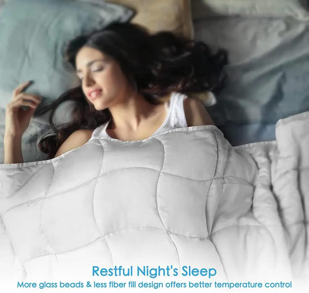 
100% Bamboo Viscose Glass Beads Cooling for Teens and Adults, 60