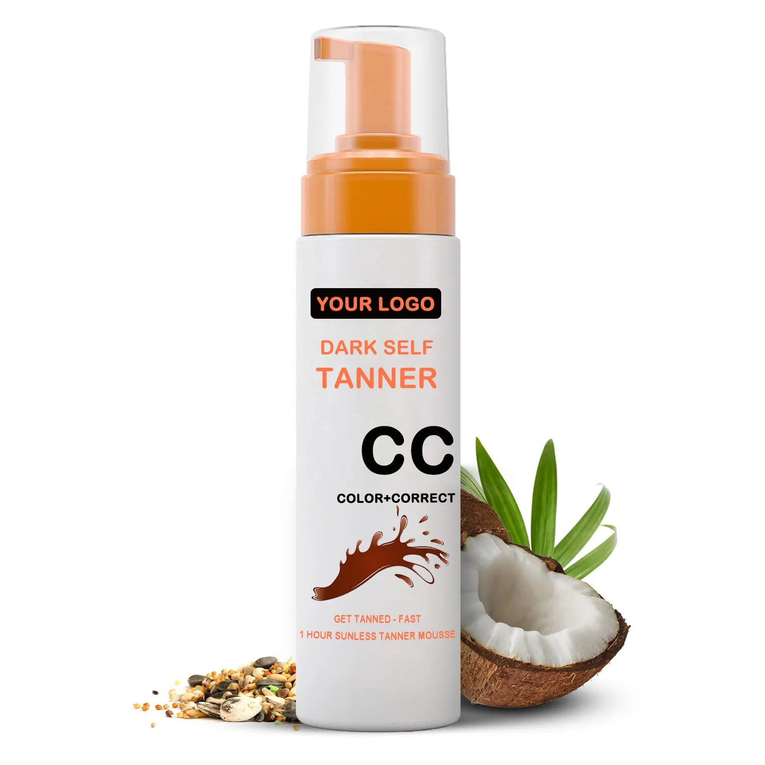 Dark FAST Ash Base Tanning Foam For Fairer Skin Tones 100ml