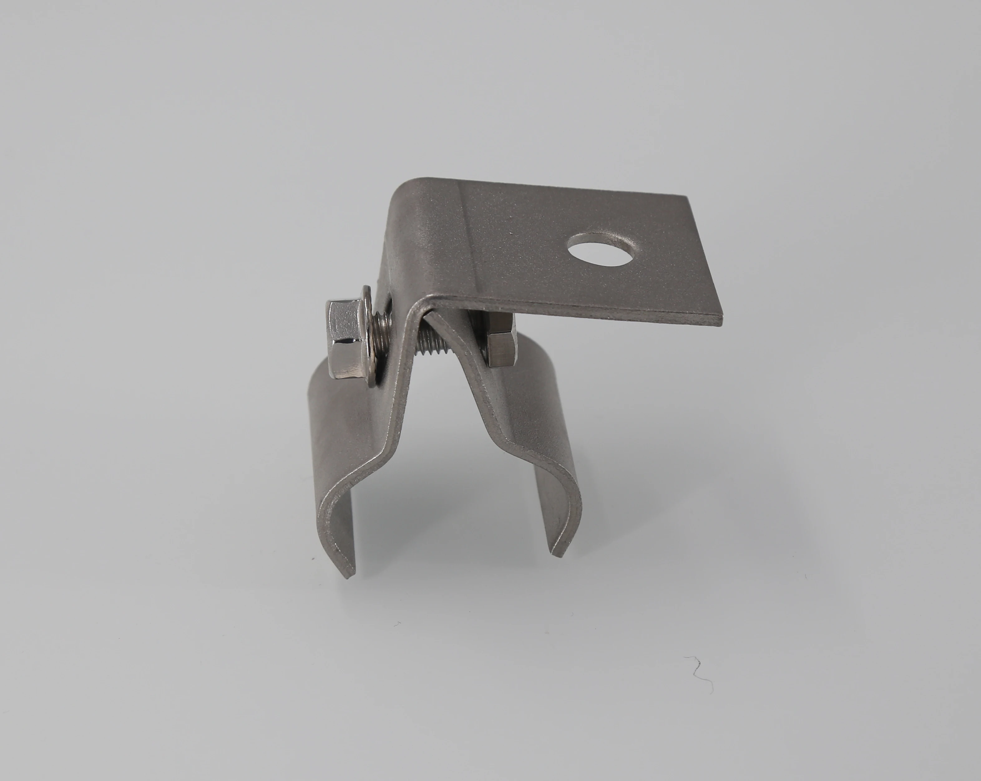 Solar Tin Roof Panel Clamp stainless steel roofing tile clamp angular solar mounting clamp for trapezoidal metal roof