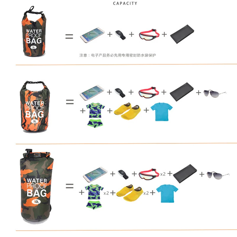 OEM Custom Logo Boating Hiking Kayak Water Proof Floating Roll Top Dry backpack Water sports Outdoor Waterproof Dry Bag