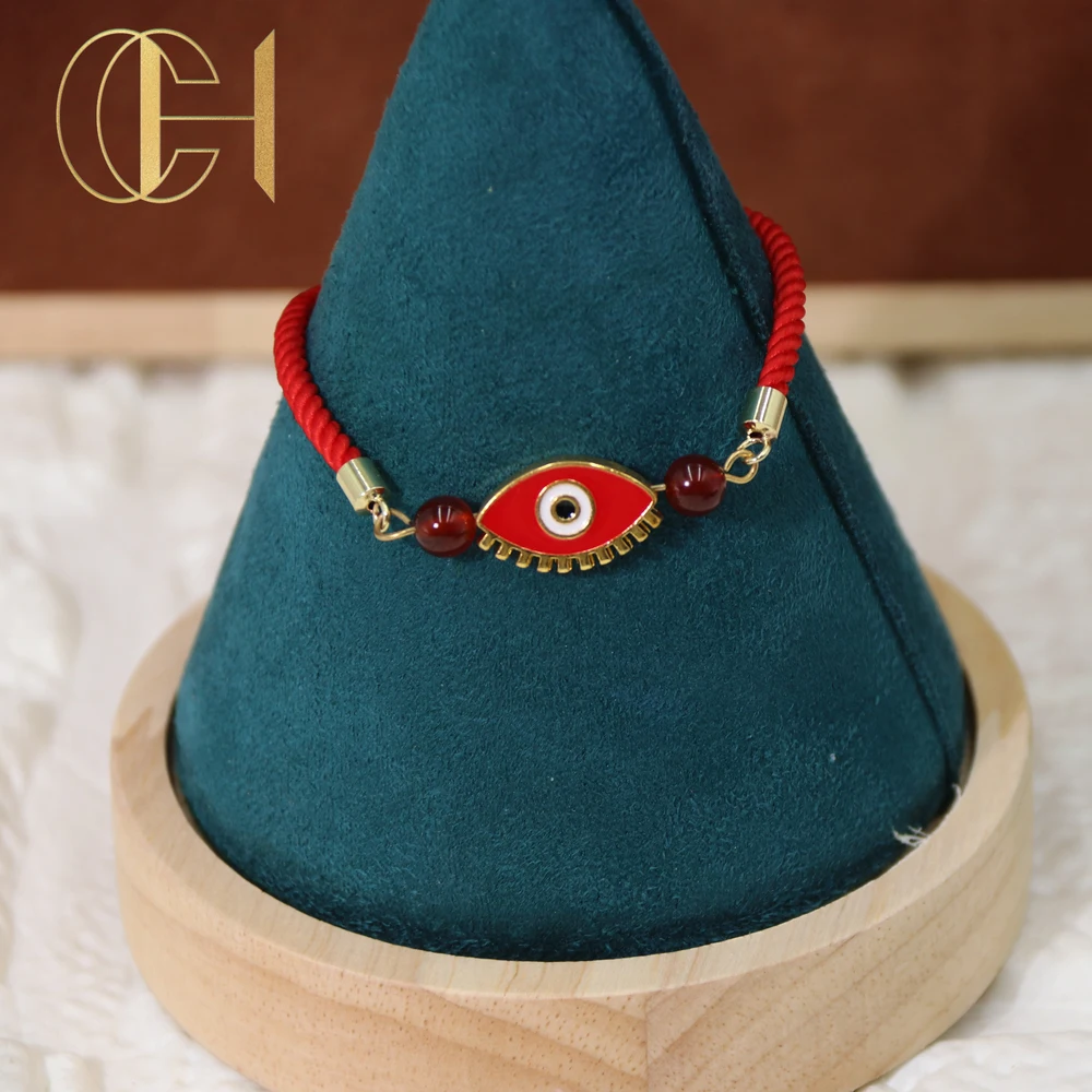 C&H Evil Eye Protection Fine Jewelry  Gemstone Shape Size Length Custom Bracelet Perfume Bracelets with Custom Package