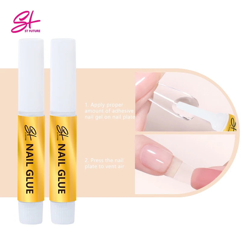 ST FUTURE 2g Premium Private label Super Sticky Professional Customized Fast Drying Finger Nail Glue For Press On Nails Art