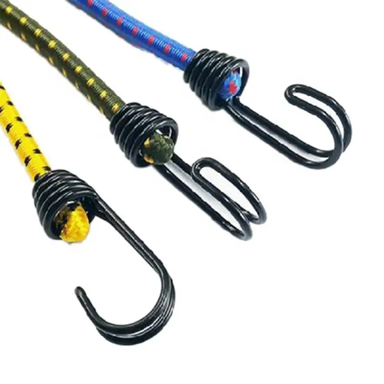 Heavy Duty Outdoor Straps Bungee Cords  Sizes Elastic Bungee Cords With Hook Strap