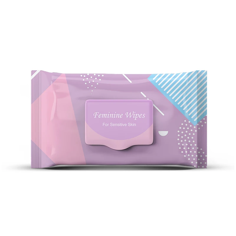 Extra Thick Feminine Hygiene Outdoor Wet Wipes for Woman