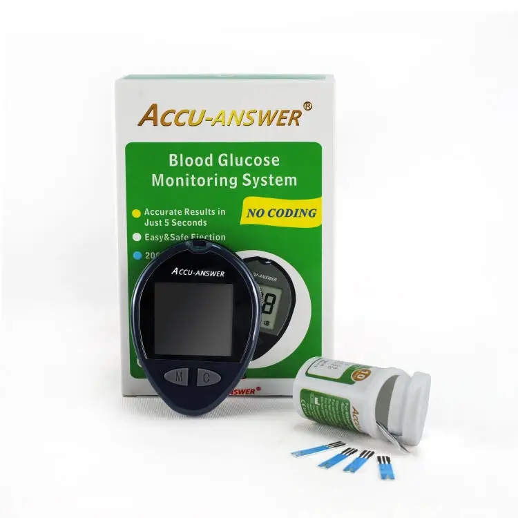professional manufacturer biochemistry analyzer blood glucose analyzer with blood group test kit glucose meter