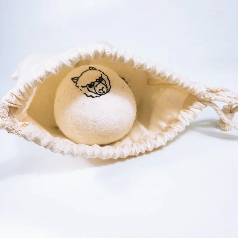 100% Wool Felt Laundry Dryer ball Washing cloth Steam ball