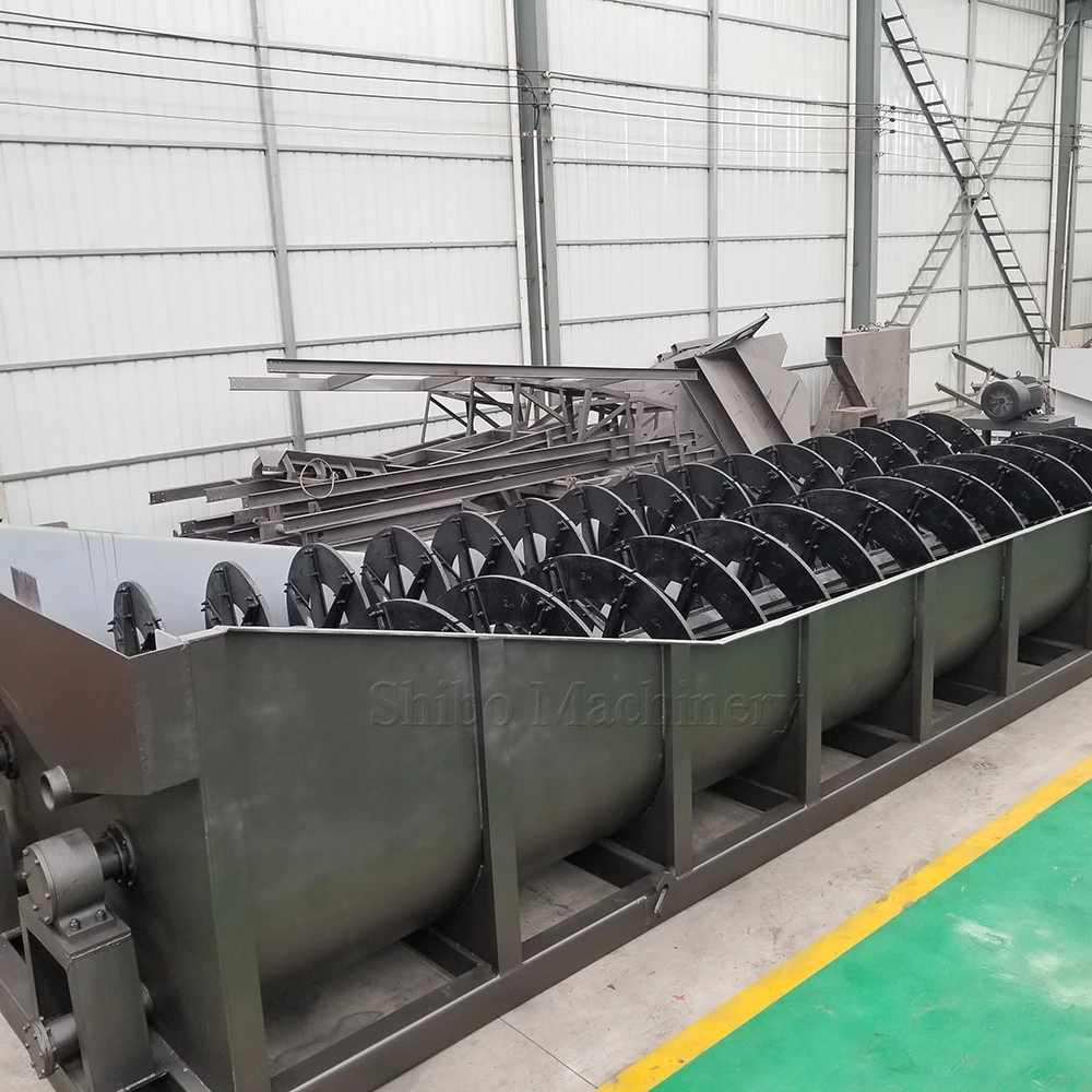 Spiral Screw Sea Sand Washer Machine Complete River Sand Washing Plant for Sale Price