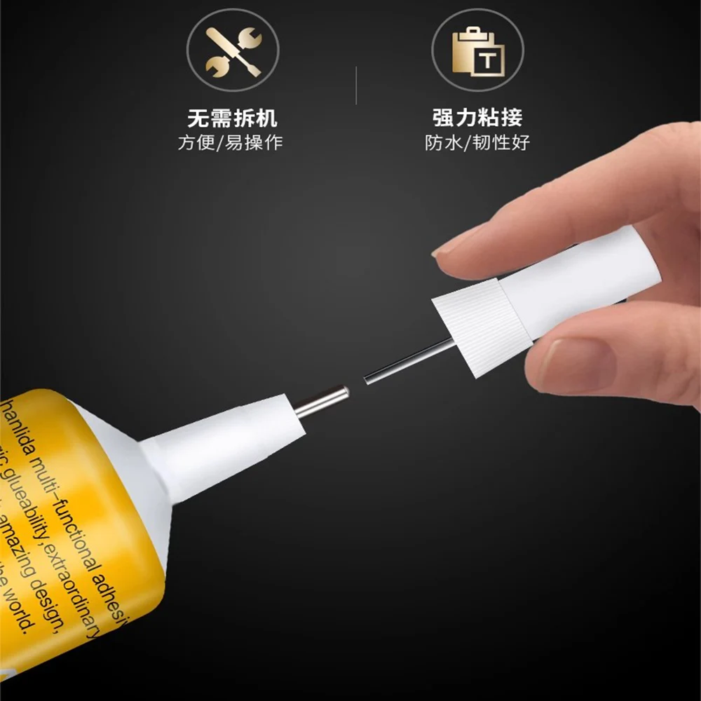 50ml t8000 Super Glue Adhesive Transparent For Phone Back Cover Gluing Screen Warping High Viscosity DIY Jewelry