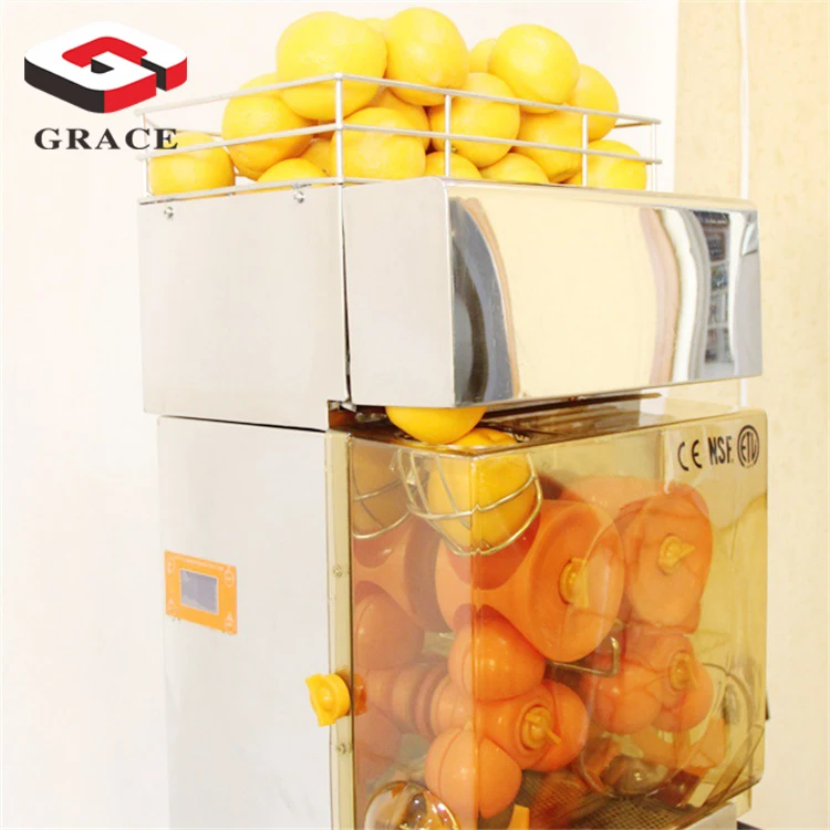 Commercial Juicer Extractor Machine Stainless Steel  Automatic Electric Orange Lemon  with Orange